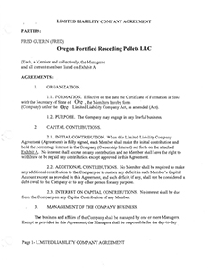 LLC  Agreement